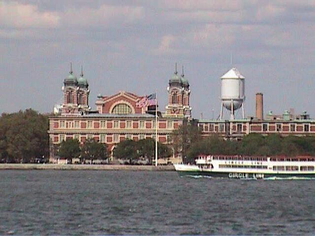Ellis Island from Staten Island ferry